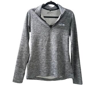 Nike Golf Seahawks Pullover Sweater | Quarter Zip | Gray | NWT Women's Medium